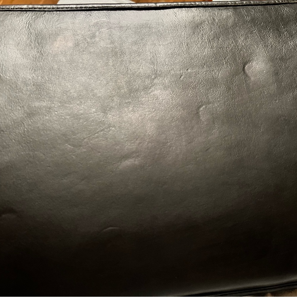 COACH 1980s VINTAGE COWHIDE SLIM SATCHEL/PORTFOLIO. COA PROVIDED - Picture 12 of 13